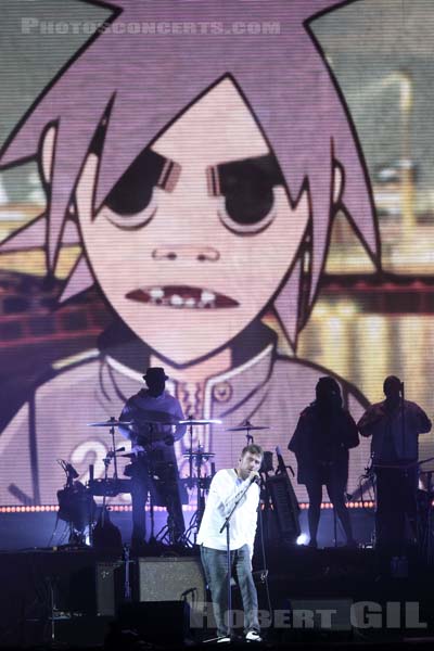 GORILLAZ - 2018-07-22 - PARIS - Hippodrome de Longchamp - Main Stage 1 - 